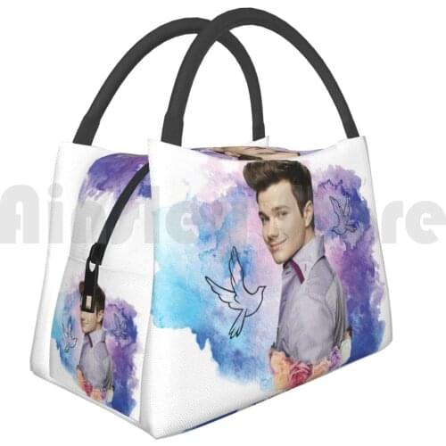 Portable Insulation Bag Glee Kurt Hummel Watercolour 3095 Quinn Fabray Santana Lopez Glee Brittany Pierce