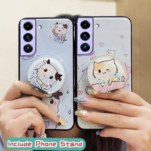 Shockproof New Arrival Phone Case For Samsung Galaxy S21 Plus/S21+/SM-G996 TPU Kickstand Soft Case