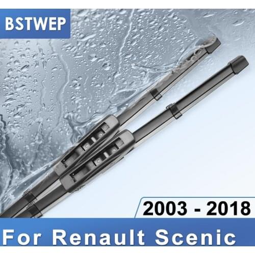 BSTWEP Wiper Blades for Renault Scenic Fit Slider / Bayonet Arms Model Year from 2003 to 2018