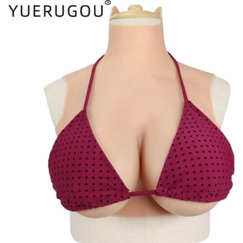 G H Cup Tits Silicone Big Size Breast Forms Fake Boobs Sissy Drag Queen Crossdressers Transgender Transvestite Cosplay