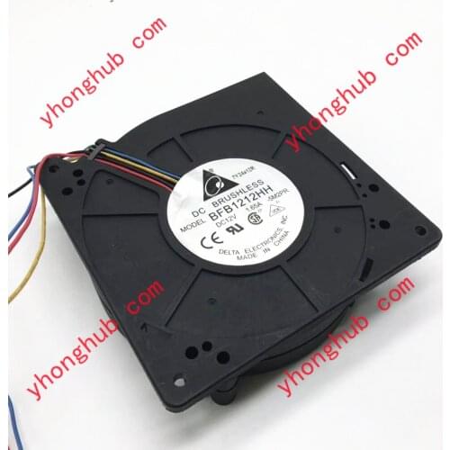 Delta Electronics BFB1212HH 5M2PR DC 12V 1.65A 120x120x32mm Server Cooling Fan