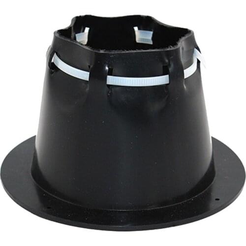 Weatherproof 4.5 Inch Cable Sheath Rubber With TH Marine Cable Holder CB-4 Black