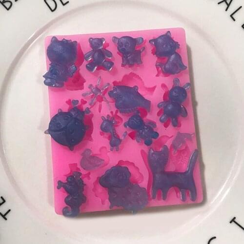 Animal Insect Silica Gel Fondant Mold Cake Decorating Molds XGY-142