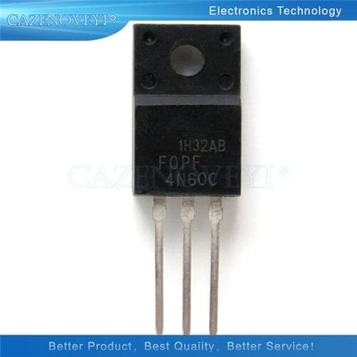 10pcs/lot FQPF4N60C TO-220F 4N60C 4N60 TO220 FQPF4N60 new MOS FET transistor In Stock