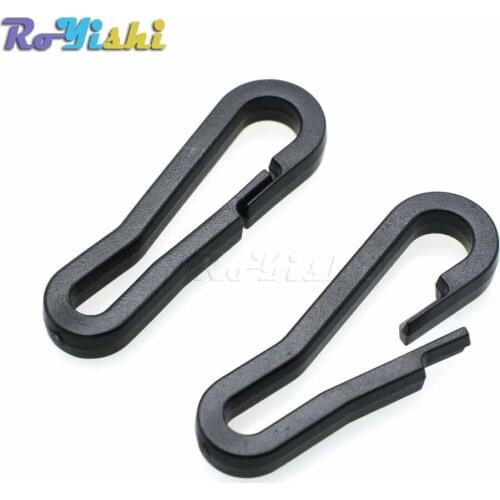 100pcs/pack Plastic Safety Snap Hook Buckle For Bag Backpack Outdoor Equipment Accessories
