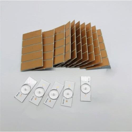 50/100pcs 3V SMD Lamp Beads Optical Lens LCD TV LED Lamp Beads With Filter For 32-65'' LED TV Repair Accessories