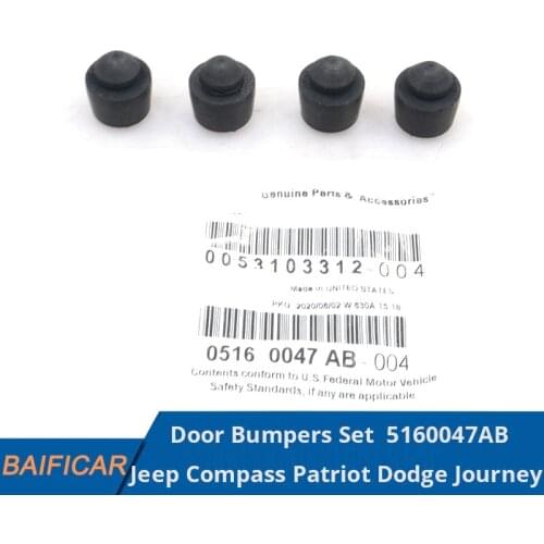 Baificar Brand New Genuine Door Bumpers Set Of 4PCS 05160047AB For 2007-2020 Jeep Compass Patriot Dodge Journey Caliber Chrysler