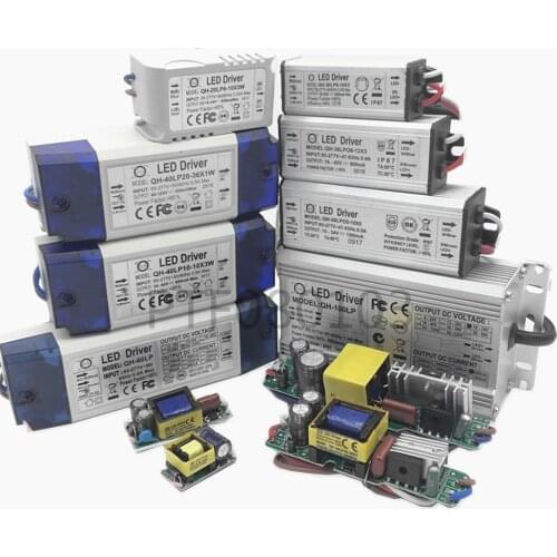 LED Power Supply 600mA Lamp Driver 3W 6W 9W 12W 15W 18W 20W 21W 24W 30W 40W 50W 60W Isolation Lighting Transformer