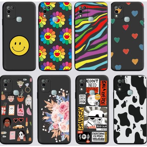 For Infinix Hot 10 Play Case Tpu Silicon Shell For Infinix Hot10 Play Phone Cover on X688C X688B Cases Personality Fundas Bumper