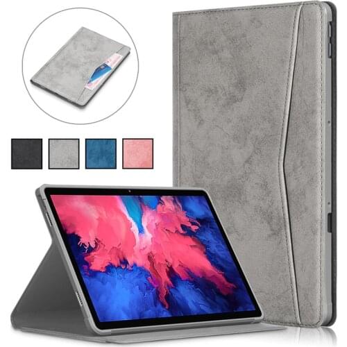 For Lenovo P11 Case Coque Soft Fabric Wallet Stand Full Housing Tablet Funda For Lenovo Tab P11 P11 Pro Case TB-J606F TB-J706F