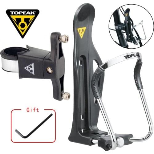 TOPEAK Bicycle Bottle Holder High Quality Aluminum Alloy Adjust MTB Road Bike Drink Cup Water Bottle Holder Rack Cage TMD06B