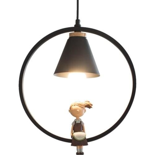 Children pendant lamps kids light fixtures Led interior ceiling hanging light for Living Room Bar foffee lighting E27 sconce