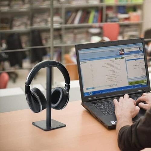 Hook Head Mounted Headphone Bracket Headset Holder Earphone Sticky Display Stand Hanger Earphone Desk Display Stand