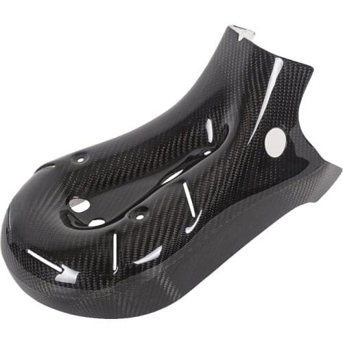 New 100% Real Carbon Fiber Motorcycle Exhaust Cover Protective Decoration Cover Fairing For Ducati 899 1199 Panigale Accessories