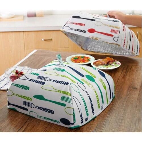 New Hot Foldable Food Covers Dishes Table Keep Warm Aluminum Foil Covers Kitchen Tools