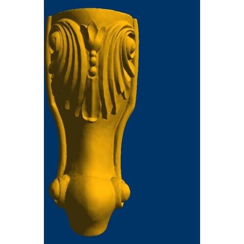 3D model relief for cnc in STL format small table Furniture leg--61