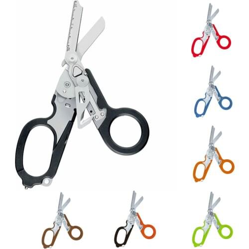 Raptor Emergency Response Shears multifunctional scissors with Strap Cutter and Glass Breaker with MOLLE Compatible Holster