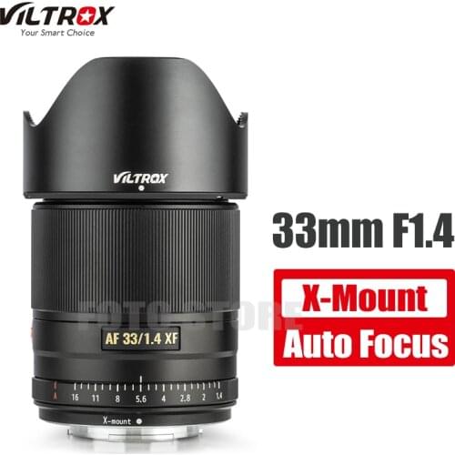 Viltrox 33mm F1.4 Lens AF Auto Focus Lens STM XF Camera Fixed Lens for Fujifilm FUJI X mount camera XT3 XT30 XT20 XE1 XT10