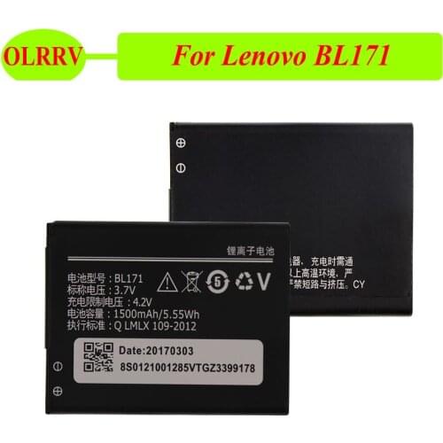 OLRRY 1500mAh BL171 for Lenovo A356 A368 A390 A376 A370E A500 A60 A65 A319 Battery Replacement Batteries Bateria Smart Phone
