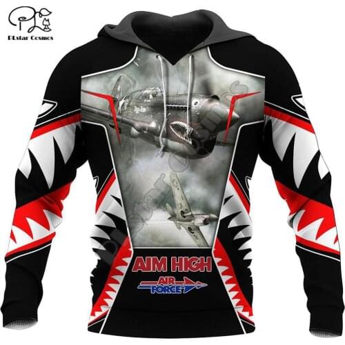 PLstar Cosmos 3D Print Aircrafts Supermarine Spitfir Plan Harajuku Streewear Funny Mens Women Zip Hoodies/Sweatshirt/Jacket/-a9