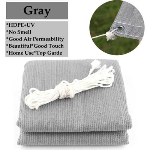 Gray Shading Nets Anti-UV Home Villa Hotel Balcony Safty Fence Terrace Balcony Net Privacy Safety Nets Sails Plants Care Covers