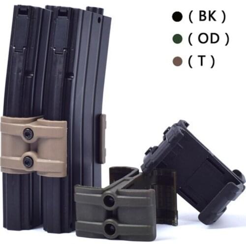 Magazine Coupler Double ABS Link Clamp Mag Coupler 5.56 x45mm NATO 30/40 Round Magazines Tactical Hunting Accessories