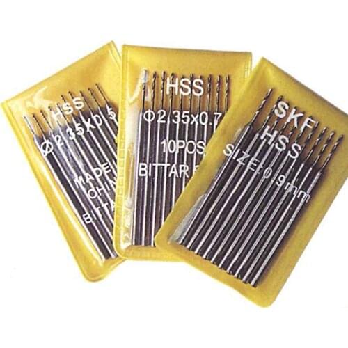HSS Drill Burs Woodworking Drilling Rotary Tools Jewelry Tool 10Pcs/bag