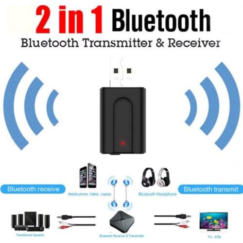 USB Bluetooth Adapter Music Audio Receiver / Transmitter Dual Signal 2 In 1