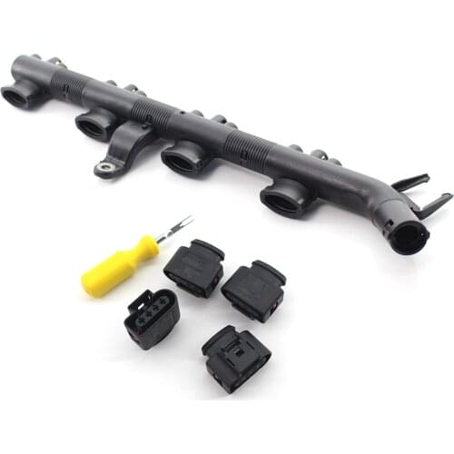 Set 4* Ignition Coil Connector Repair Kit w/ Tool & Harness Wiring for Audi 8K0973724