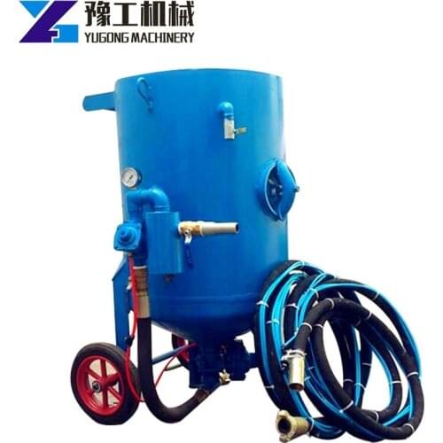 High Quality Factory Vacuum Sandblasting Machine Rotary Drum Water Sandblaster Dust Free Manual Wet Sand Blasting Machine
