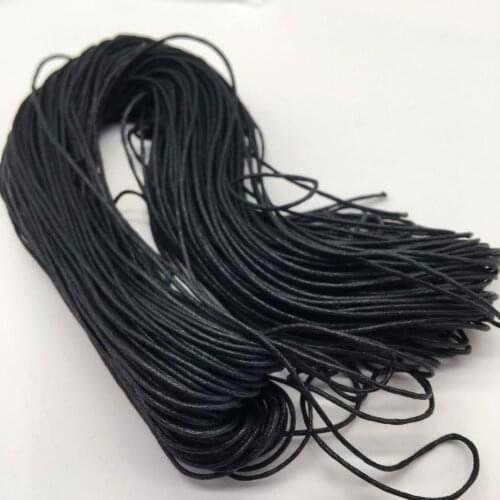 Classic style Black color 1 bundle Korean wax thread rope 1.5mmx84m Fit Necklace bracelet Charms Jewelry Making