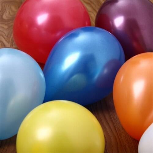 100pcs/lot Wedding Ballons Latex 10inch Thickening Pearl Colorful Air Balloons Birthday Decorations Ball Kids Child Party Ballon