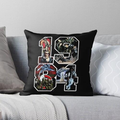1984 Throw Pillow Cushion Cover Polyester throw pillows case on sofa home living room car seat decor 45x45cm