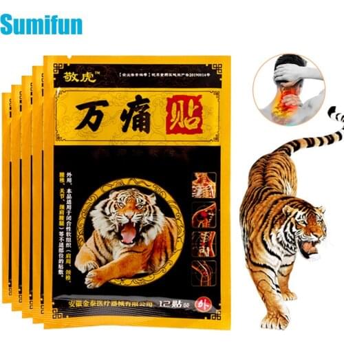24pcs Tiger Balm Pain Relief Patch Muscle Shoulder Neck Arthritis Joints Sticker Chinese Herbal Medical Body Orthopdic Plaster