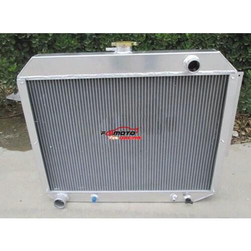 3 Row Aluminum Radiator For 1966-1970 Chrysler/Dodge Fit Polara/Plymouth 7.2 V866 70 67 68 69