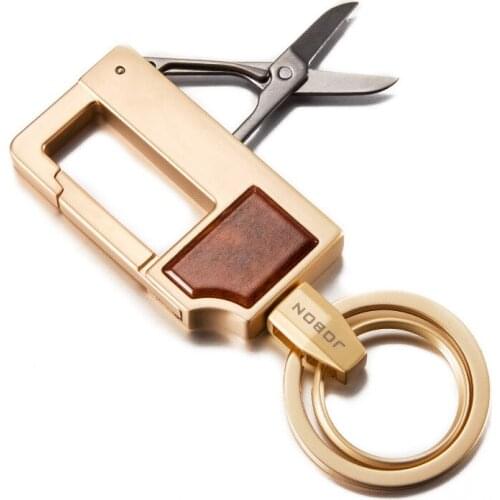 Car Key Chain Accessories for Honda Civic CRV H-RV Hyundai Verna Elantra Infiniti Rodeo Trooper Keychain Rings Metal Key Holder