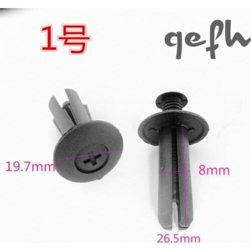 Top quality car fastener Plastic Rivet Bike Fairing Trim Clips for door car styling decorate Auto Fastener car styling