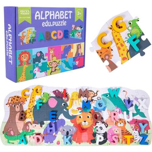 Childrens Early Education Toys Number Letter Building Block Cognitive Matching Puzzle Montessori Parent-child Toy Gifts for Kid