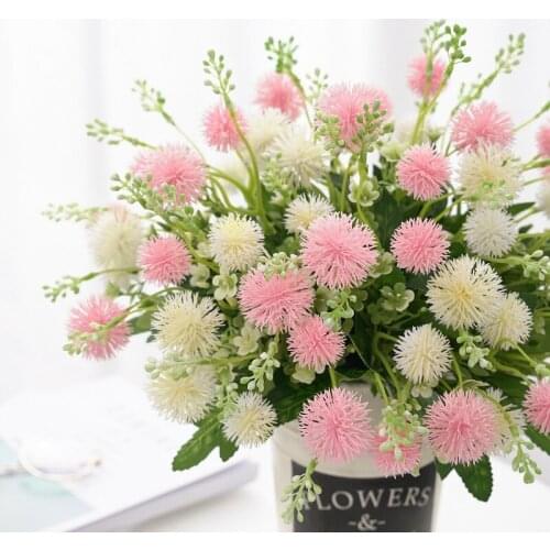 Artificial dandelion flowers | home decoration, bridal wedding bouquet, high quality fake flower living room