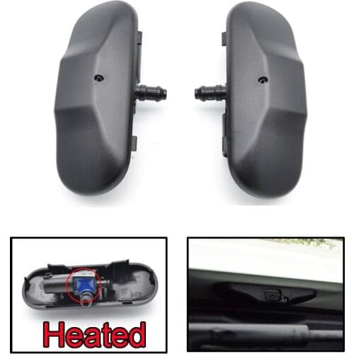 Apktnka Pair Front Windshield Washer Nozzles Jet Heated Set For Audi A1 8X A4 B8 Q3 Q5 Q7 4L TT 2011 2012 2013 2014