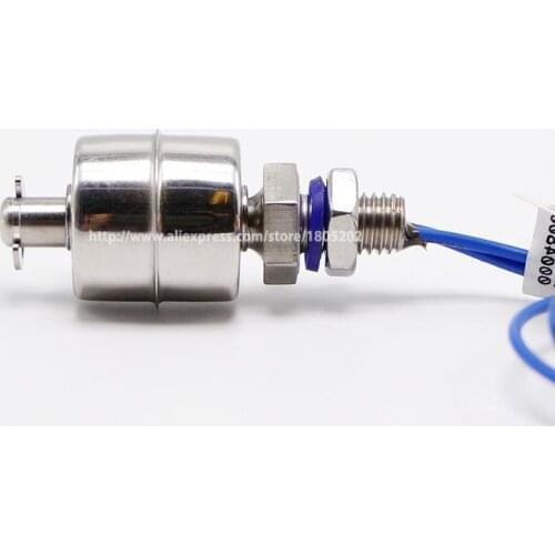 M10*45mm 220V 1.5A 50W Tank Liquid Water Level Sensor Stainless Steel Float Switch ZS4510 2A1
