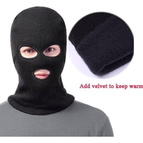 Balaclava Mask Hat Winter Cover Neon Mask Green Halloween Caps For Party Motorcycle Bicycle Ski Cycling Plus Velvet Masks
