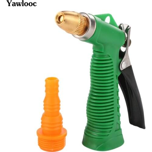 Copper Adjustable High Pressure Car Washing Water Gun Head Garden Household Washing Cleaning Machine Tool Accessories