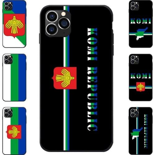 For Samsung A20 50 70 M20 30 S7 S8 S9 S10 LITE Edge PLUS NOTE Komi National Flag Coat Of Arms Theme Soft TPU Phone Cases