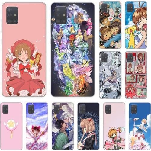 Cardcaptor Sakura Anime Soft Phone Case For Samsung A71 A41 A31 A10 A42 A21S A22 A72 A52 A51 A11 A50 A70 A20e A30 A40 A12 Cover