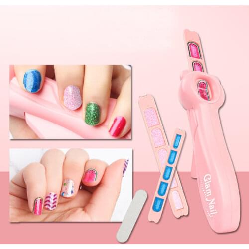 Nail Sticker toys for girls beauty set make up kids Simulation Plastic Toy Stickers Beauty Nail Supplies for girlfriend kids gif