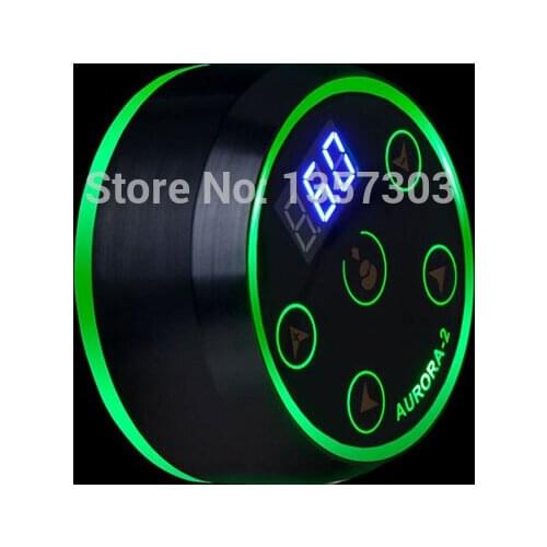 New Professional Mini AURORA II LCD Tattoo Power Supply with Power Adaptor for Coil & Rotary Tattoo Machines