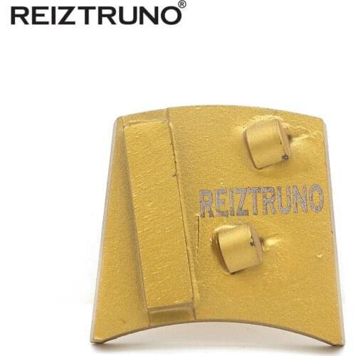 REIZTRUNO one segment pcd polishing pads Trapezoid Diamond Metal Bond Floor Grinding for Concrete Epoxy Removal