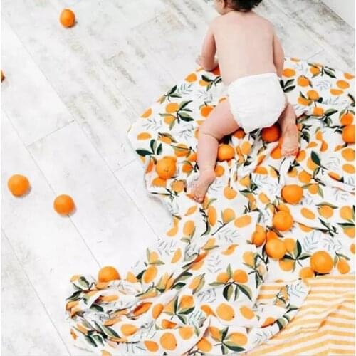 Baby Blanket Baby Girls Swaddle Wrap Newborn Baby Bath Towel Stroller Sleep Cover 120x120cm