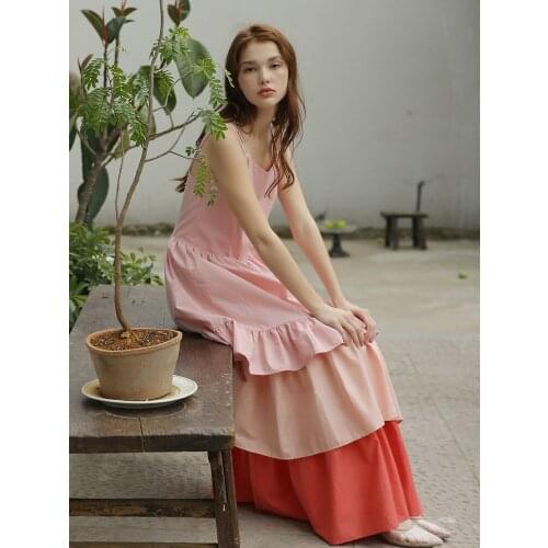 Skirt Fairy Super Sensen Suspender Dress Seaside Holiday Beach Skirt Summer Long Sanya, Hainan, Bali